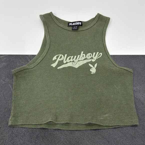 PLAYBOY Tops - Women’s Playboy crop camisole sz Small
